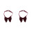 2Pcs Men Double Layer Big Bow Tie Suit Accessory 7