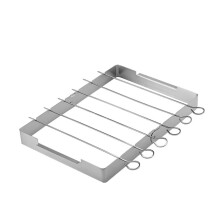 Portable Foldable Stainless Steel Grill Rack Stand For BBQ Camping, Heat Resistant, Food Grade Construction, Easy Carry