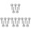 20 Pcs Faucet Handle Replacement Sink Knob Hot Cold Switch 4