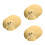 6 Pcs Drum Set Cymbals Brass Crash 8 Inch 4
