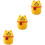 3Pcs Plastic Trash Can Storage Bin Desktop Garbage Container Home Use 7