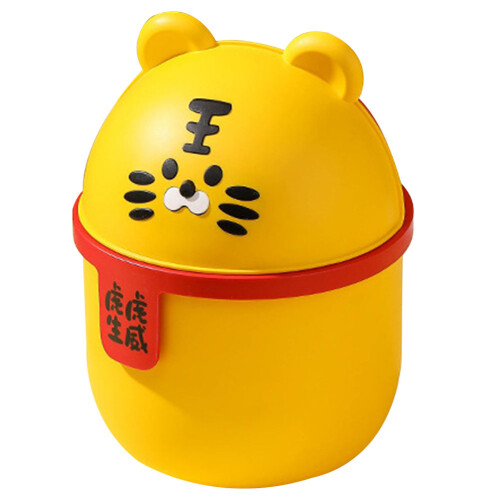 3Pcs Plastic Trash Can Storage Bin Desktop Garbage Container Home Use 1