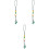 3Pcs Lotus Flower Agate Phone Chain Charm Strap Decor 5