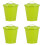 4 Pcs Creative Tabletop Trash Can With Lid Small Flower Pot Waste Bin 6