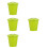 4 Pcs Creative Tabletop Trash Can With Lid Small Flower Pot Waste Bin 8