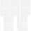 5Pcs Pattern Template Card Holder Passport Stencil 5