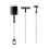 1:12 Scale Miniature Rake & Shovel 9.5cm Black 2