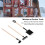 1:12 Scale Miniature Rake & Shovel 9.5cm Black 5