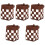 5Pcs Multi-Function Detachable Front Bike Basket Felt Riding Equipment 5