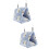 2Pcs Hedgehog Sleeping House Hamster Warm Bed Squirrel Resting Place 9