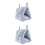 2Pcs Hedgehog Sleeping House Hamster Warm Bed Squirrel Resting Place 7