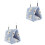 2Pcs Hedgehog Sleeping House Hamster Warm Bed Squirrel Resting Place 5