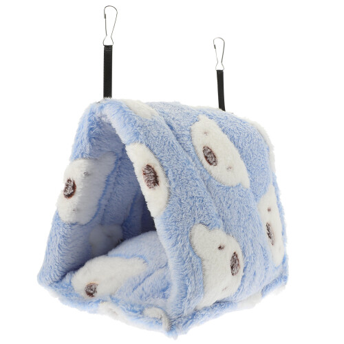 2Pcs Hedgehog Sleeping House Hamster Warm Bed Squirrel Resting Place 2