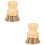 2Pcs Short Handle Whisk Brush For Oilproof Iron Pot 6