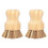 2Pcs Short Handle Whisk Brush For Oilproof Iron Pot 2