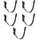 5 Sets Hockey Chin Strap Replacement For Sports Use 7