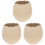 3Pcs Shaped Bowl For Dessert And Ice Cream Storage 2