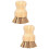 2Pcs Short Handle Whisk Brush For Oilproof Iron Pot 7