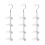 3Pcs Handbag Hanger Rotation 4-Layer Bag Holder Hook 6