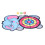 Kinder Elefanten Dartboard Set Haken und Schleife 10