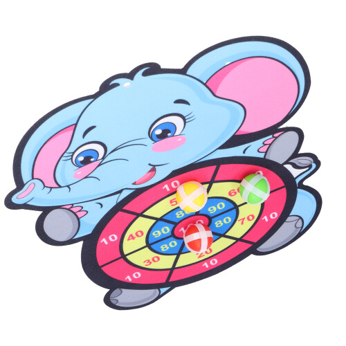 Kinder Elefanten Dartboard Set Haken und Schleife 2