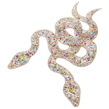 4 Pcs Snake Rhinestone Patch For Clothes Shoes Hats Bags