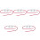5Pièces Porte Fusible Inline Double Rouge Scooter Atv 5