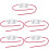 5Pièces Porte Fusible Inline Double Rouge Scooter Atv 8
