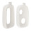 2Pcs Ceramic Hollow Vases White Small Decorative Vases for Desktop 4
