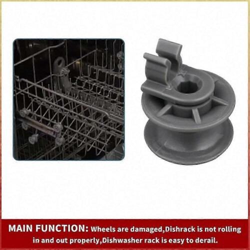 8Pcs 4581DD3002A Dishwasher Upper Rack Wheels, Dishrack Roller Replacement Parts 2