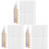 3 Sets Blank Acrylic Bookmarks Unfinished Markers 4