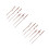 4 Sets Diy Wood Clock Hands Kit For Accurate Timekeeping 4