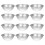 60 Pcs Creative Bath Salt Molds Semicircular Aluminium Alloy 2