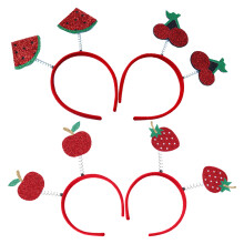 8 Pcs Cute Fruit Cartoon Headbands For Kids Parties And Holidays