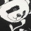 Large Capacity Panda Canvas Storage Bag Black Grocery Tote 4