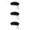 3Pcs Dance Hat Five-Stars Woolen Beret 8