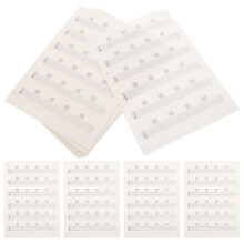 170 Pcs Blank Guitar Tablature Paper For Practice And Travel
