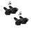 2 Pairs Adjustable Dumbbell Ankle Straps For Tibialis Training 3