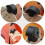 2Pcs Round Cello Mutes Durable Black Dampener For Violoncello 4