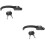 2Pcs Window Lock Aluminium Alloy Handle With Keys 8