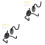 2 Sets Guitar Wall Hanger Mount For Bass Ukulele 3
