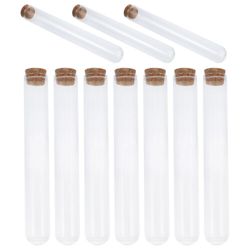 30 Pcs Glass Test Tube Storage Jar Multi-Functional Portable Container 1