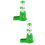 2Pcs 80Ml Hamster Water Bottle With Bowl Plastic Dispenser 7