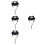 4Pcs Hard Hat Suspension Insert Quick Release Breathable Plastic Liner 7