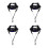 4Pcs Hard Hat Suspension Insert Quick Release Breathable Plastic Liner 9