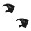 20Pcs Durable Black Iron Outlet Spacers Leveling Plates for Home Use 9