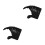 20Pcs Durable Black Iron Outlet Spacers Leveling Plates for Home Use 4