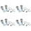 8 Sets Distribution Box Triangle Lock Power Cabinet Lock 11