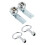 8 Sets Distribution Box Triangle Lock Power Cabinet Lock 7