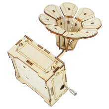 2Pcs Diy Wooden Musical Box Kit For Phonograph Craft